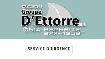 Service d’urgence