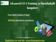 Advanced JAVA Training  in Marathahalli
