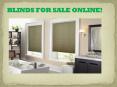 BLINDS FOR SALE ONLINE!