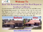 Roof Restoration Orange County, CA