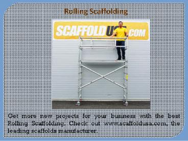 Rolling Scaffolding (2)