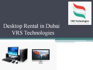 Computer Rental in Dubai | Rent Desktop in Dubai