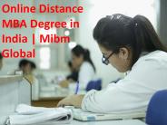 Online Distance MBA Degree in India | Mibm Global