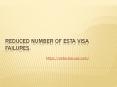 Reduced number of esta visa failures. PowerPoint PPT Presentation