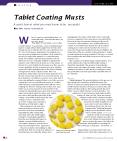Tablet Coating Musts PowerPoint PPT Presentation