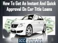 Get an instant and quick approval on car title loans PowerPoint PPT Presentation