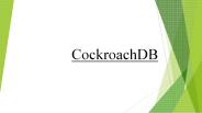 Cockroach db​