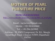 Mother of Pearl Furniture Price