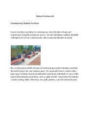 Street Furniture Manufacturers UK