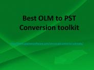 Best OLM to PST Converter Toolkit