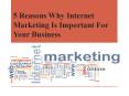 5 Reasons Why Internet Marketing Is Important For Your Business PowerPoint PPT Presentation