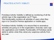ProActeye Activity Visibility