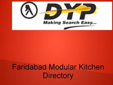 Faridabad Modular Kitchen Directory (1)