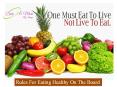 Rules For Eating Healthy On The Board PowerPoint PPT Presentation