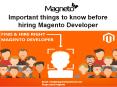 Things to Consider Before Hiring Magento Developer PowerPoint PPT Presentation