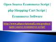 Open source ecommerce script, php shopping cart script, ecommerce software, ecommerce website software PowerPoint PPT Presentation