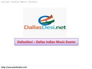 DallasDesi – Dallas Indian Music Events