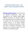 Shantah Fertility Centre   and  Apollo Cradle and Apollo Fertility PowerPoint PPT Presentation