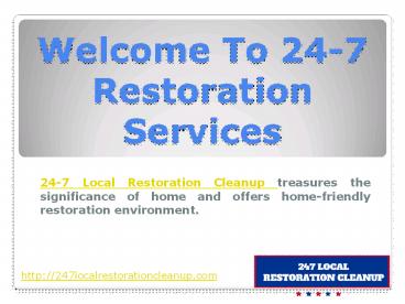Smoke Damage Restoration Services in USA