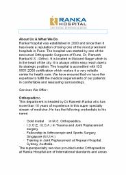 Best Orthopedic Hospital In Pune