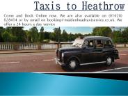 Taxis to Heathrow