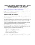 Google Ads Mastery REVIEW - DEMO of Google Ads Mastery PowerPoint PPT Presentation