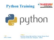 Python Training Best Python Training Institute In Hyderabad PowerPoint PPT Presentation