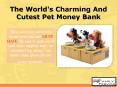 The World's Charming And Cutest Pet Money Bank PowerPoint PPT Presentation