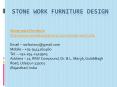 Stone Work Furniture Design PowerPoint PPT Presentation