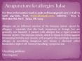 Acupuncture for allergies Tulsa PowerPoint PPT Presentation