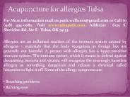 Acupuncture for allergies Tulsa