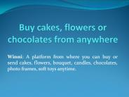 Same day or midnight cake and flowers delivery