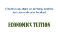 Economics Tuition (1) PowerPoint PPT Presentation