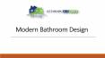 Modern Bathroom Design PowerPoint PPT Presentation