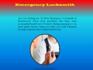 C ontact our Emergency Locksmith  service