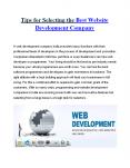 Best Website Development Company PowerPoint PPT Presentation