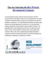 Best Website Development Company