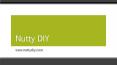 Nutty DIY PowerPoint PPT Presentation