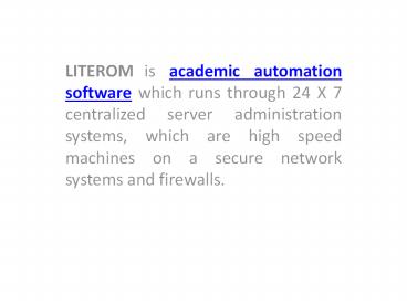 dreamteam as academic automatic software