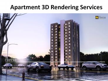 Apartment 3D Rendering and Design