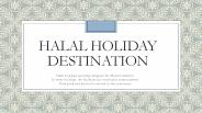 Halal holiday package