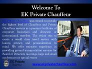 Limousine Service Company in Frederick,MD