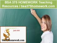 BSA 375 HOMEWORK Teaching Resources / bsa375homework.com