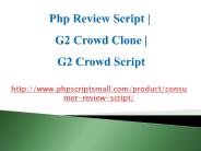 Php Review Script | G2 Crowd Clone | G2 Crowd Script