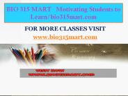 BIO 315 MART   Motivating Students to Learn/bio315mart.com