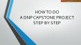 How to Do a DNP Capstone Project Step By Step PowerPoint PPT Presentation