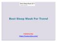 Best Sleep Mask For Side Sleepers (1) PowerPoint PPT Presentation