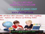 GLG 101 CART help Learn/glg101cart.com