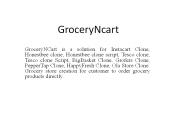 GroceryNcart - Tesco Clone
