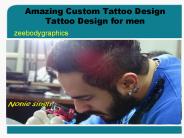 Amazing Custom Tattoo Design | Tattoo Design for men